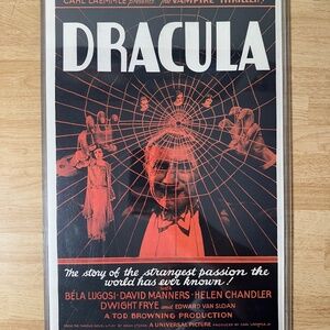 DRACULA - BELA LUGOSI 11X17 MOVIE POSTER 1931 CARL LAEMMLE VAMPIRE THRILLER